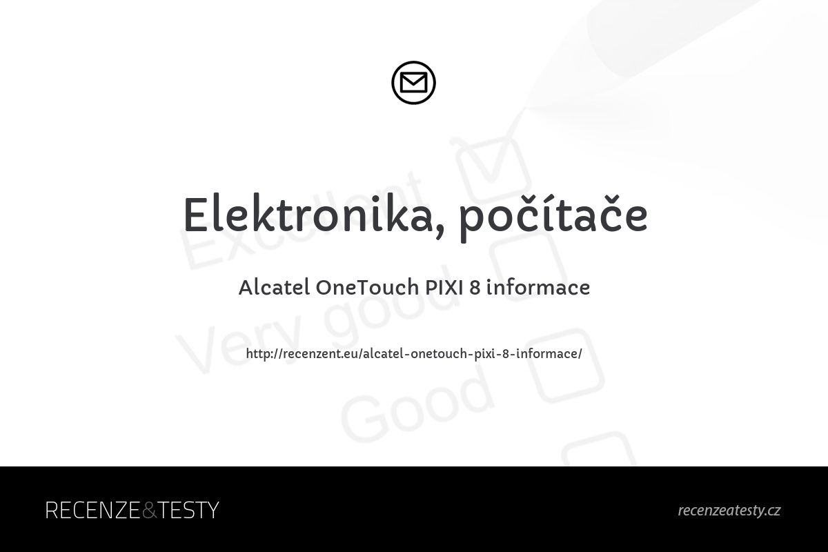 Alcatel OneTouch PIXI 8 informace