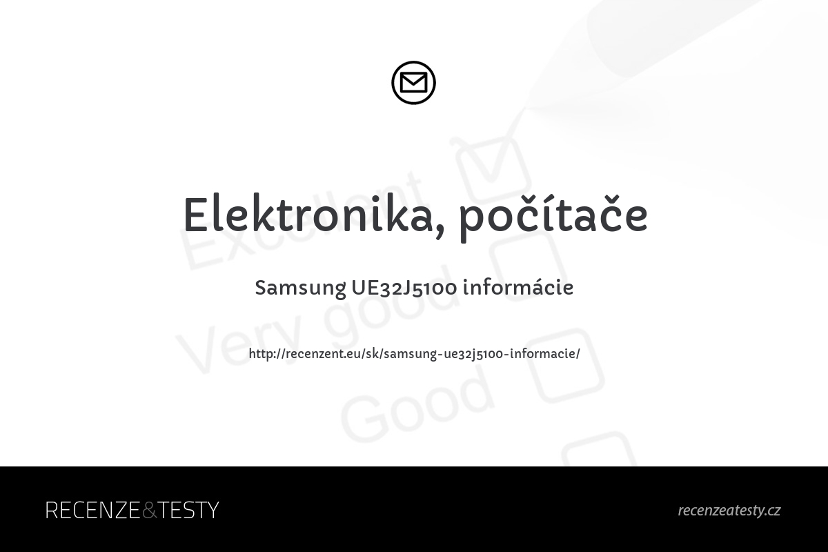 Samsung UE32J5100 informácie